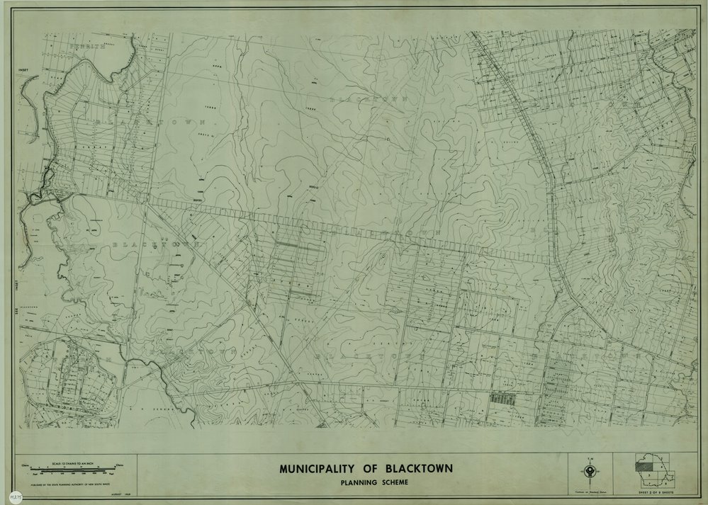 Blacktown Municipal Council Planning Scheme, Sheet 3/8