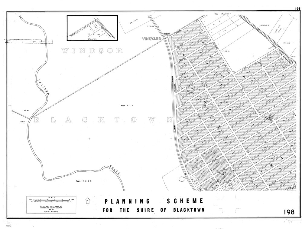 Blacktown Shire Council Planning Scheme, Sheet 198