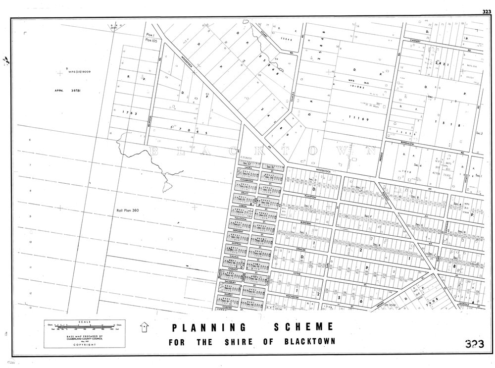 Blacktown Shire Council Planning Scheme, Sheet 323