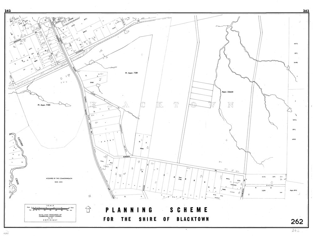 Blacktown Shire Council Planning Scheme, Sheet 262