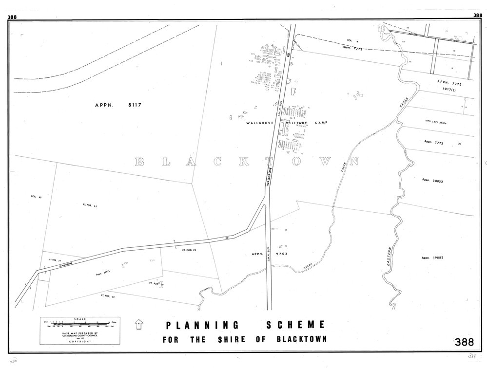 Blacktown Shire Council Planning Scheme, Sheet 388