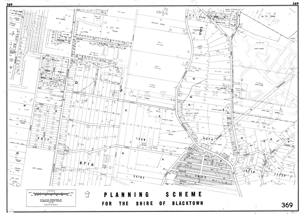 Blacktown Shire Council Planning Scheme, Sheet 369