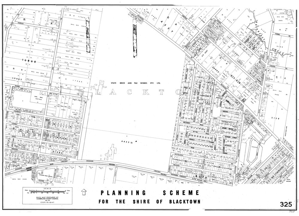 Blacktown Shire Council Planning Scheme, Sheet 325