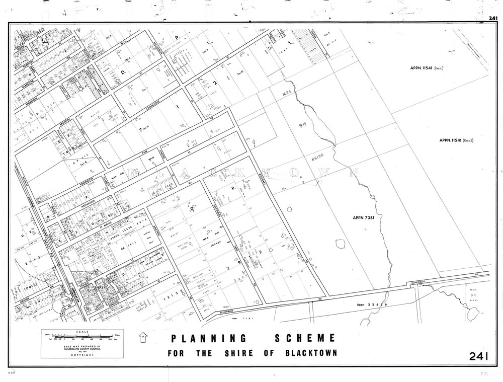 Blacktown Shire Council Planning Scheme, Sheet 241