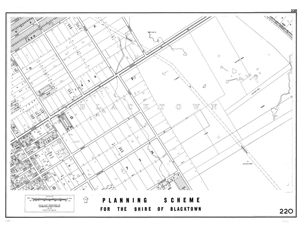 Blacktown Shire Council Planning Scheme, Sheet 220