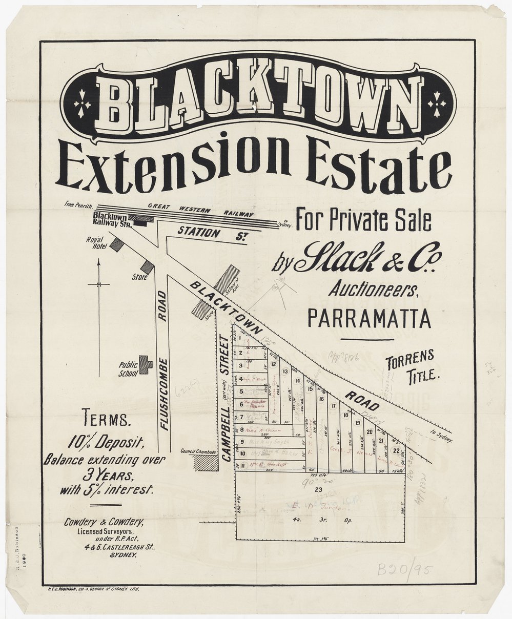 Blacktown Extension Estate, Blacktown