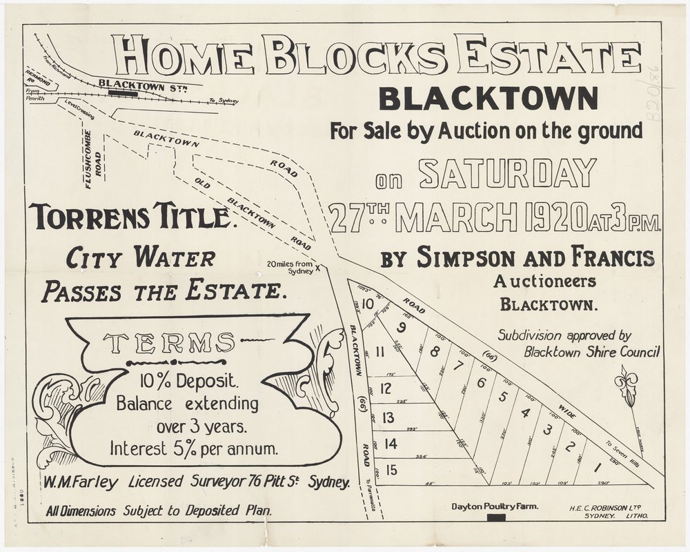 Home Blocks Estate, Blacktown