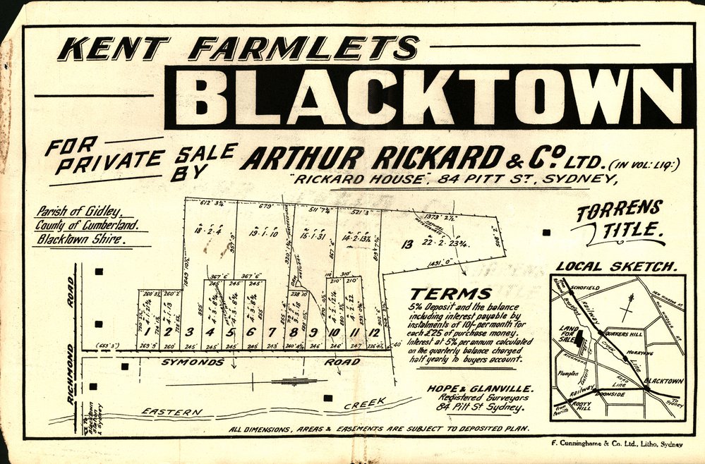 Kent Farmlets, Blacktown