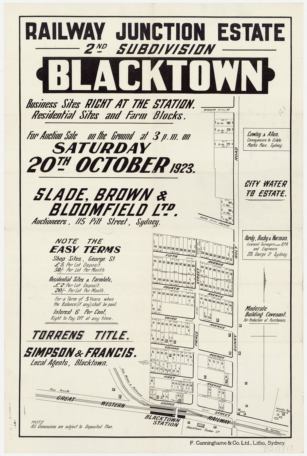 Railway Junction Estate, Blacktown - second subdivision