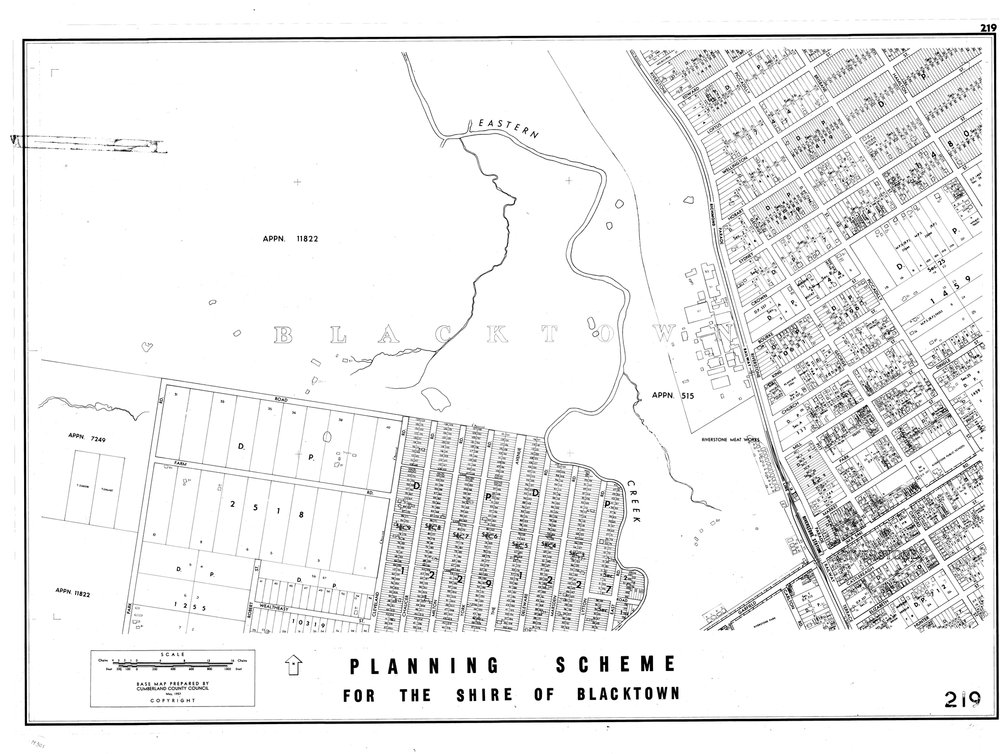 Blacktown Shire Council Planning Scheme, Sheet 219
