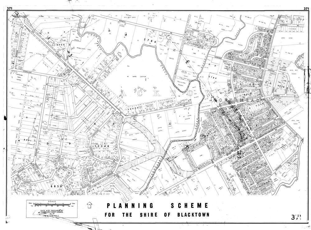 Blacktown Shire Council Planning Scheme, Sheet 371