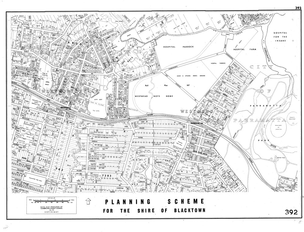 Blacktown Shire Council Planning Scheme, Sheet 392