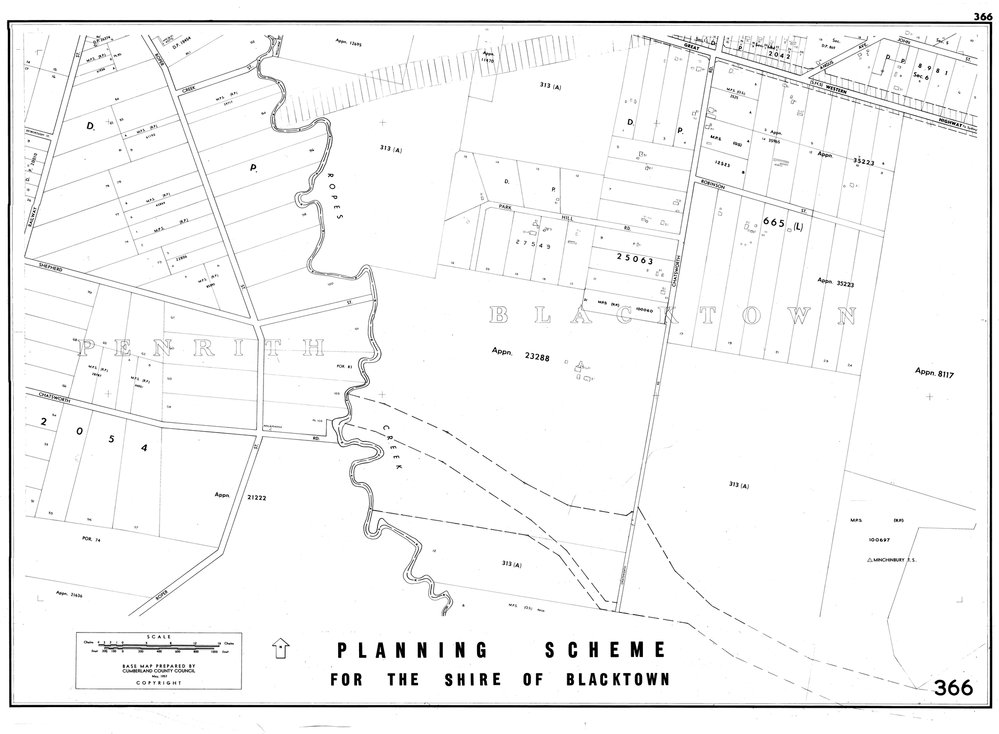 Blacktown Shire Council Planning Scheme, Sheet 366