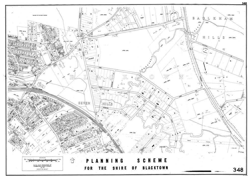 Blacktown Shire Council Planning Scheme, Sheet 348