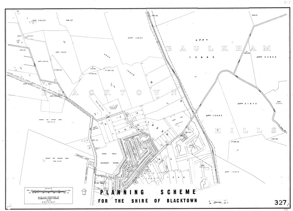 Blacktown Shire Council Planning Scheme, Sheet 327