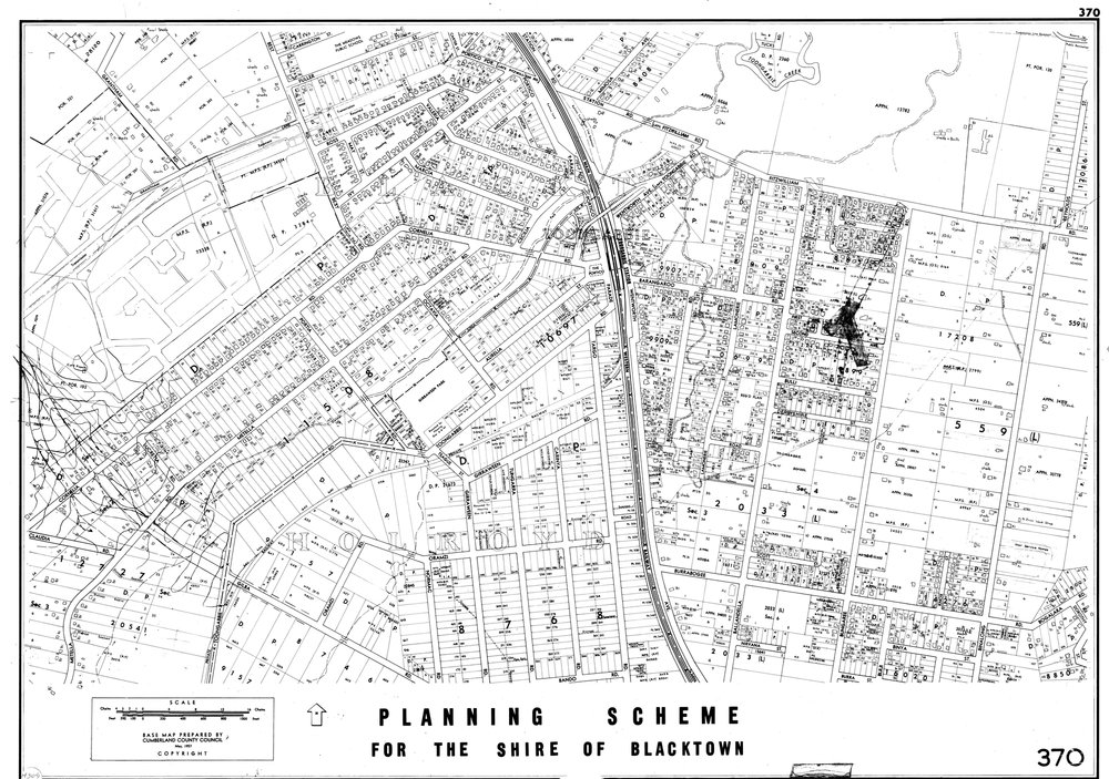 Blacktown Shire Council Planning Scheme, Sheet 370