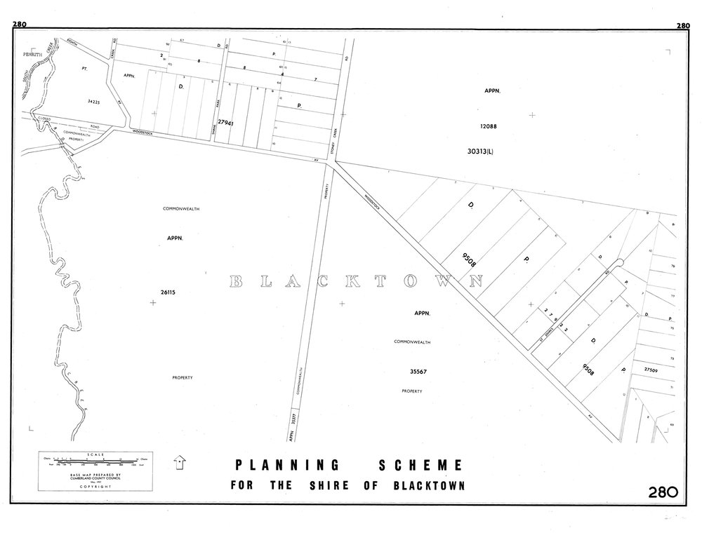 Blacktown Shire Council Planning Scheme, Sheet 280
