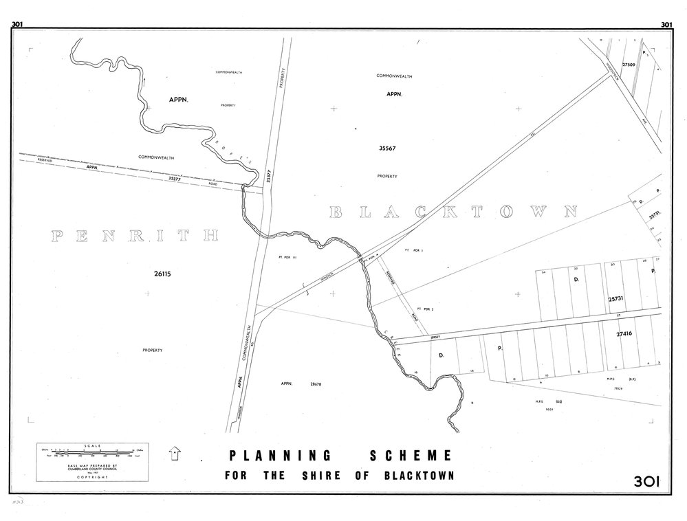 Blacktown Shire Council Planning Scheme, Sheet 301