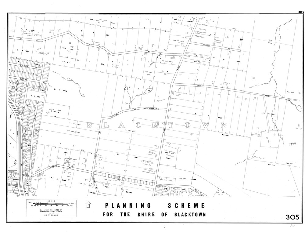 Blacktown Shire Council Planning Scheme, Sheet 305