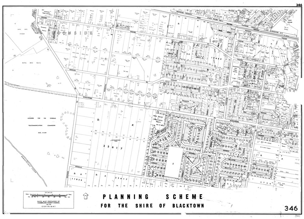Blacktown Shire Council Planning Scheme, Sheet 346