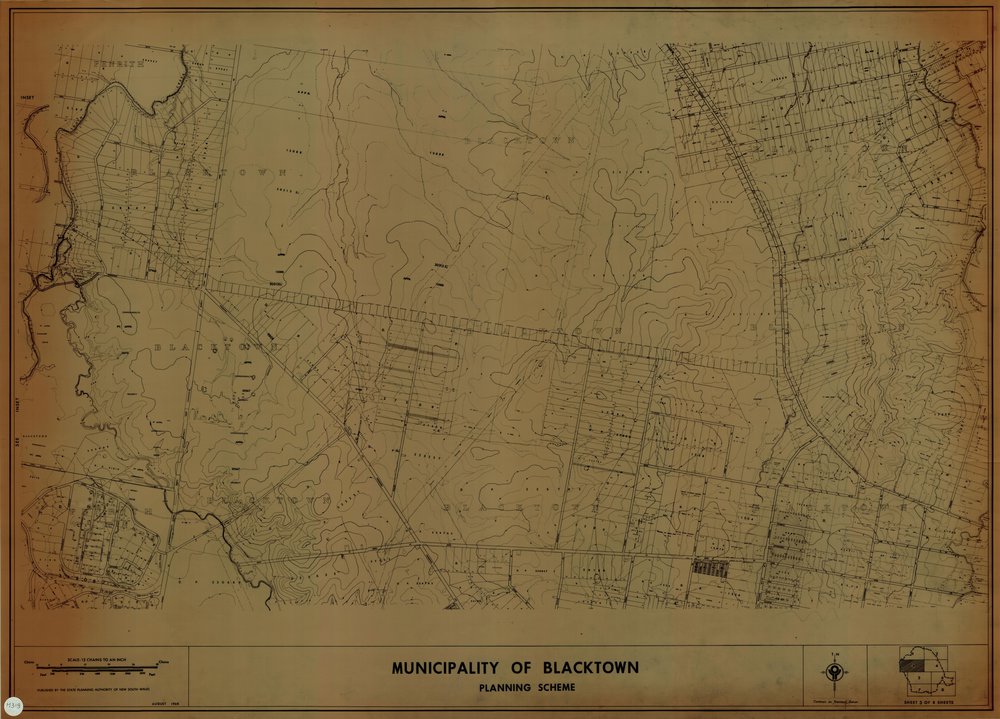 Municipality of Blacktown Planning Scheme, Sheet 3/8