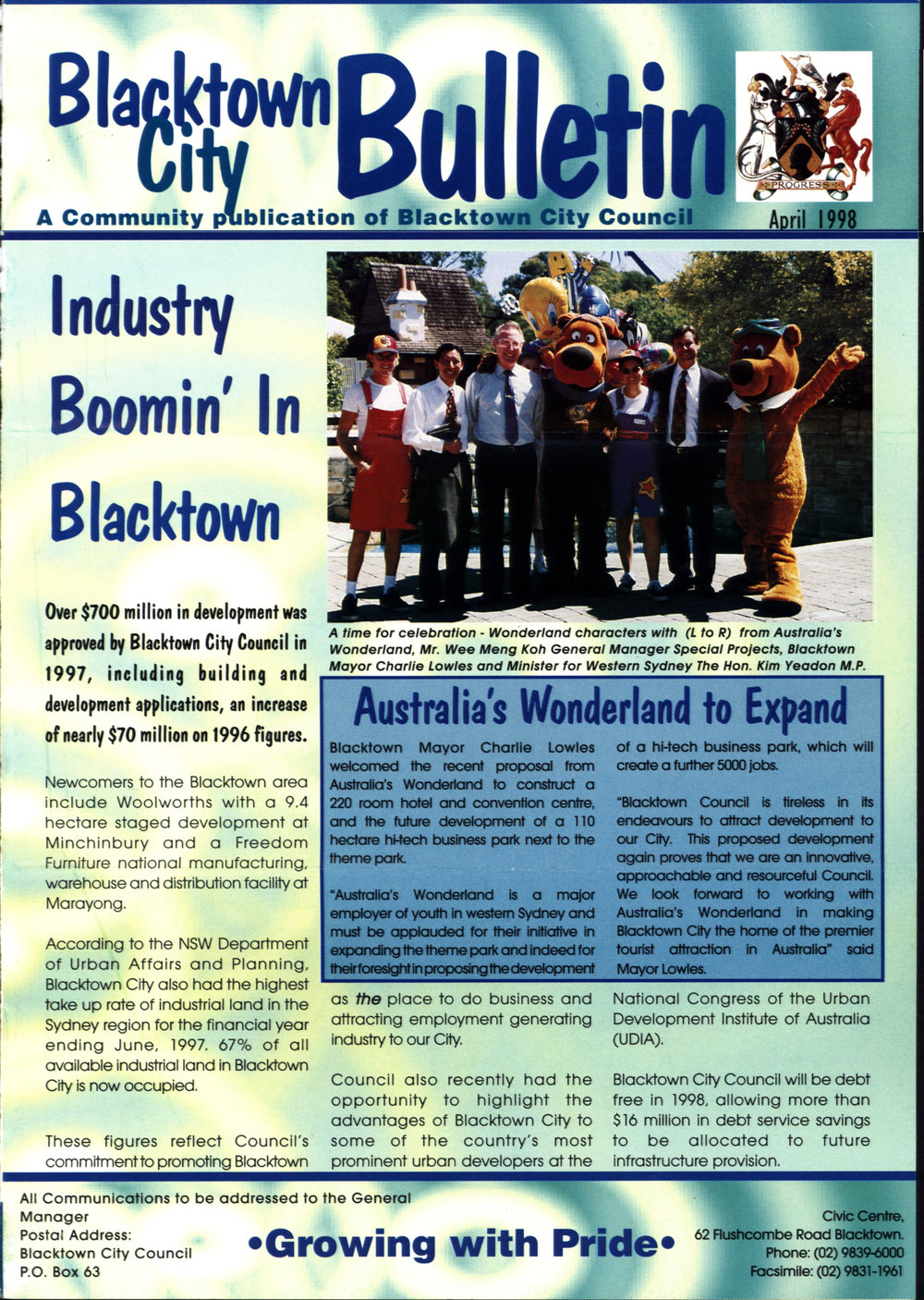 Blacktown City Bulletin, April 1998