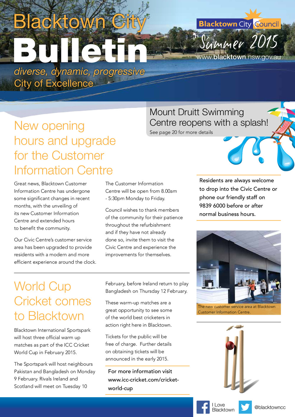 Blacktown City Bulletin, Summer 2015