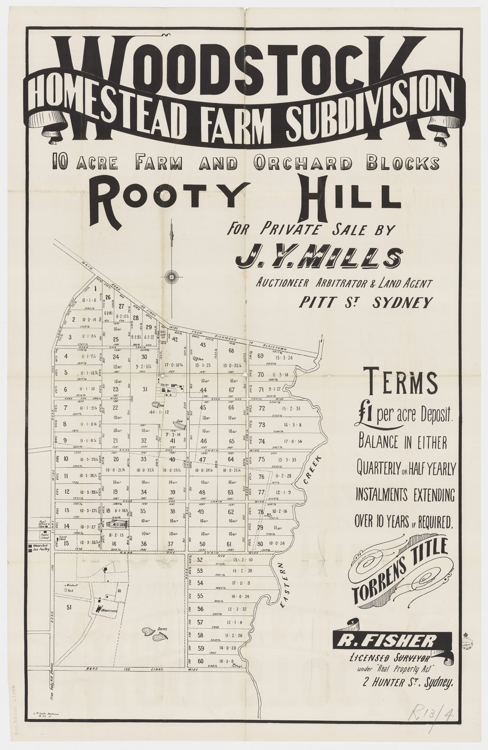Woodstock Homestead Farm subdivision, Rooty Hill