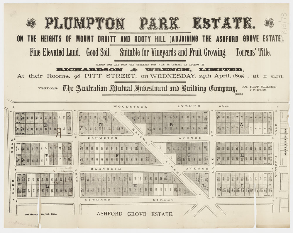 Plumpton Park Estate,  Mount Druitt/Rooty Hill