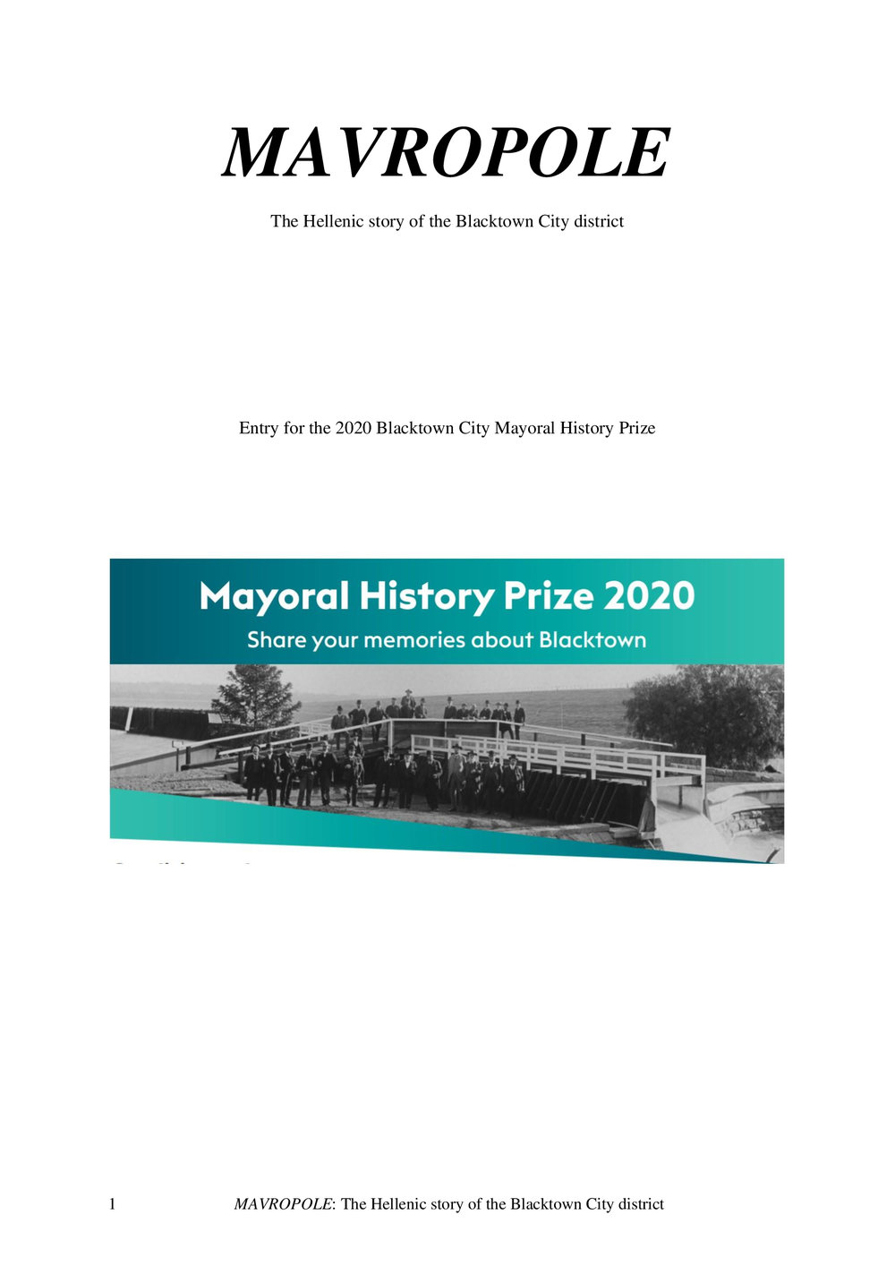 Mavropole: The Hellenic story of the Blacktown City district