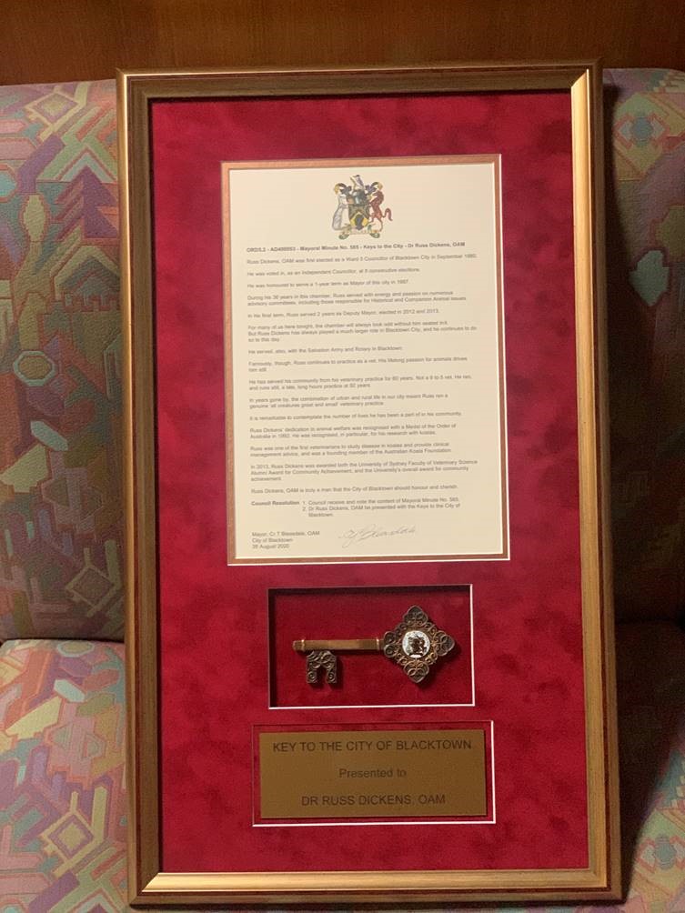 Russell Keith Dickens, OAM