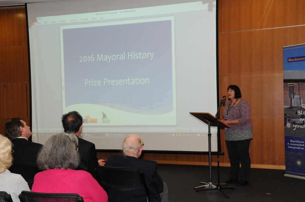 Blacktown City Mayoral History Prize presentation, 2016