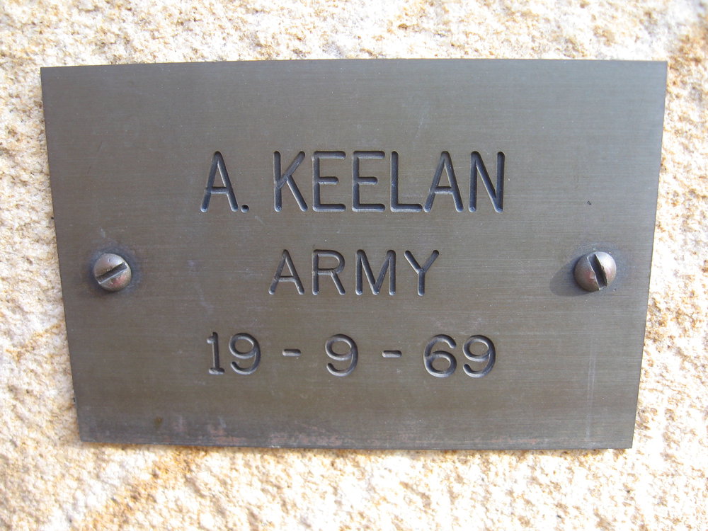 Plaque - Keelan, Athol Franceward (Army)