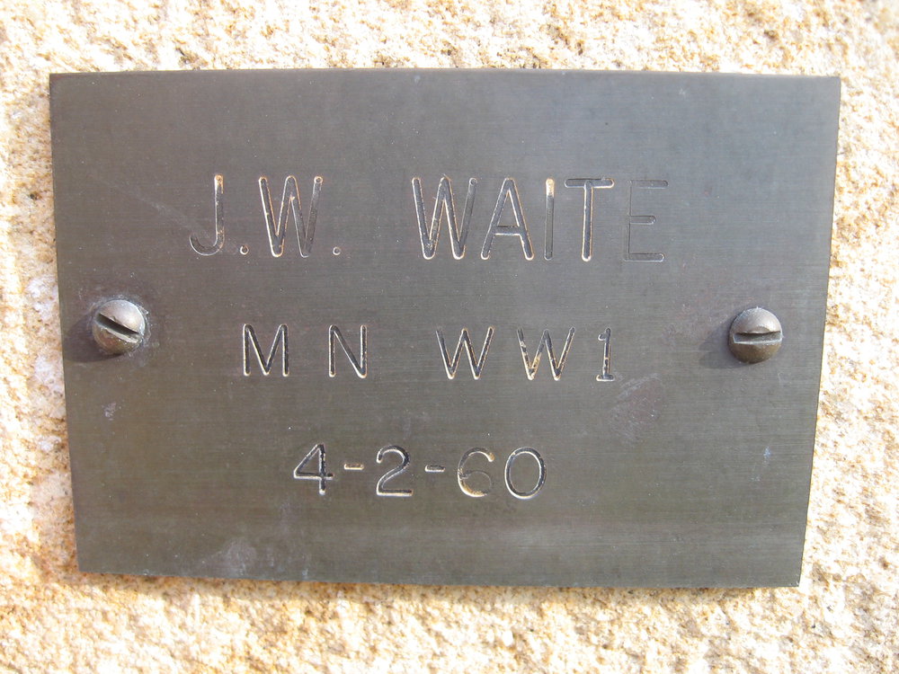Plaque - Waite, J.W. (MN WW1)