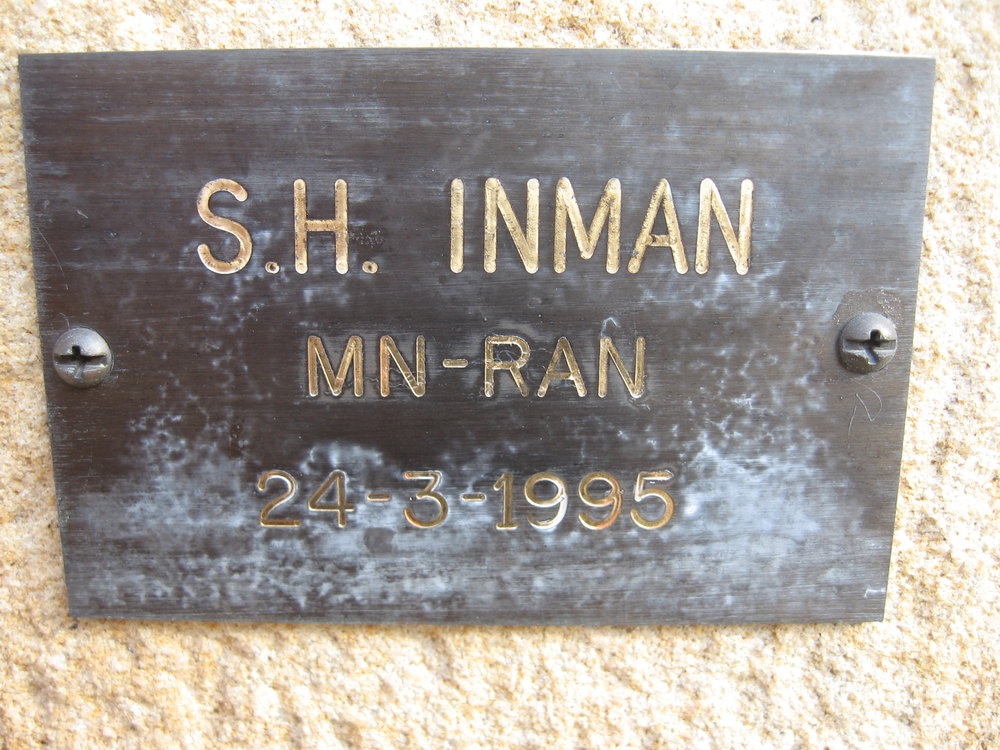 Plaque - Inman, S.H. (MN-RAN)