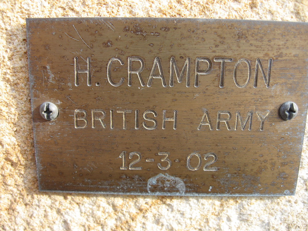 Plaque - Crampton, H. (British Army)