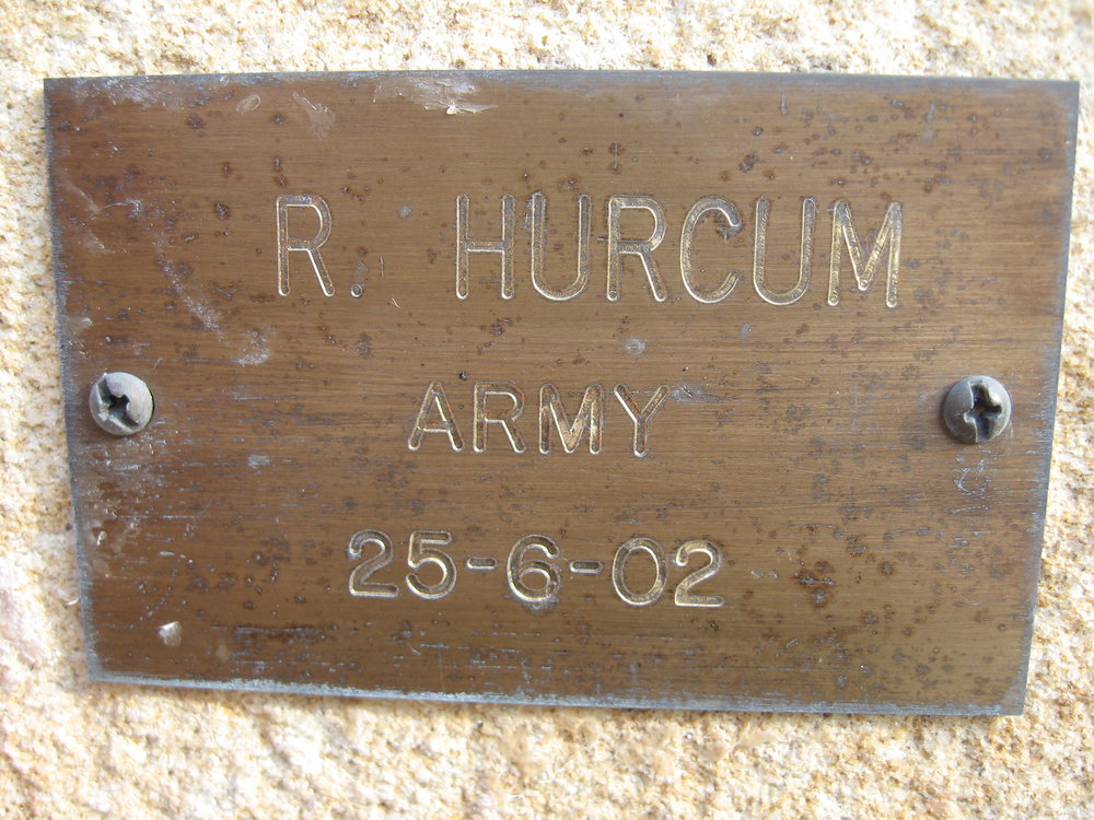 Plaque - Hurcum, Ronald Keith(Army)