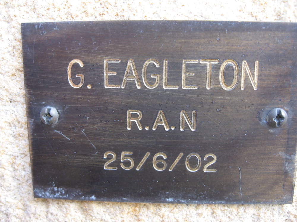 Plaque - Eagleton, Gregory Max (RAN)