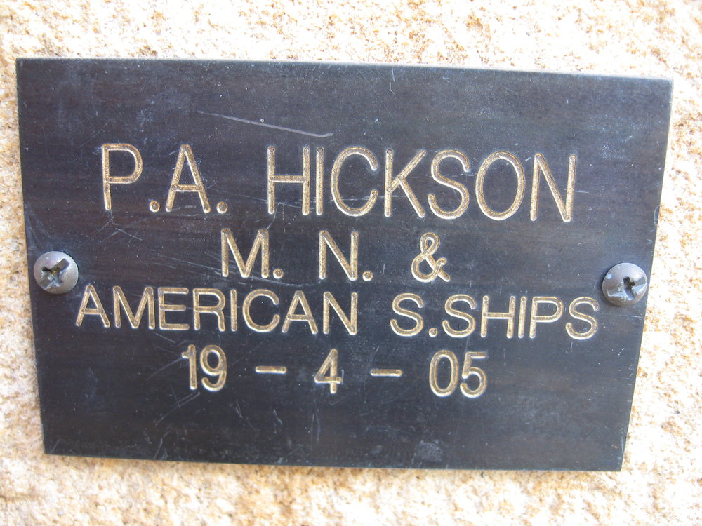 Plaque - Hickson, Peter Anthony (MN)