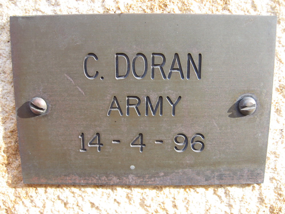Plaque - Doran, C. (Army)