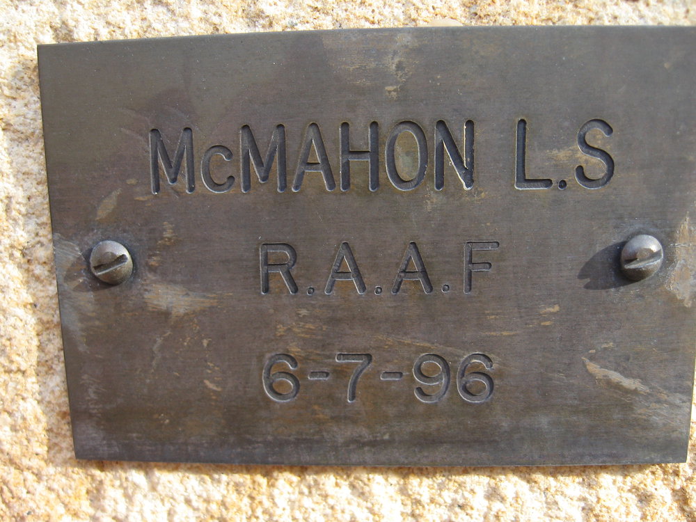 Plaque - McMahon, Leslie Stuart (RAAF)