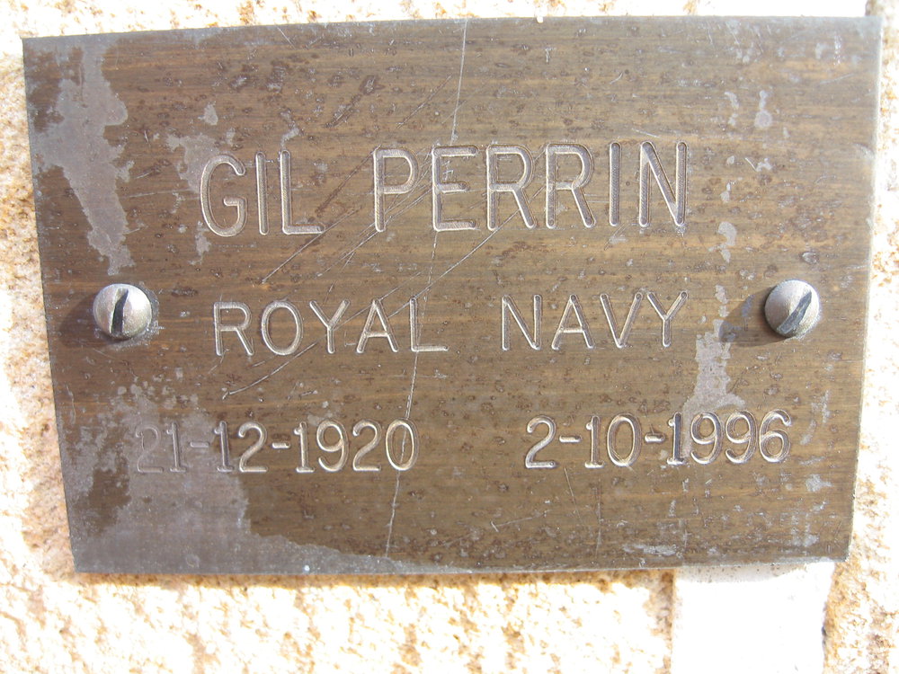 Plaque - Perrin, Gil (Royal Navy)