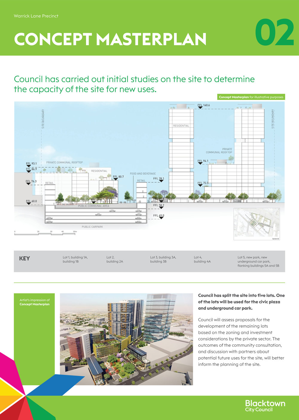 Warrick Lane Precinct Redevelopment 02 - Concept Masterplan