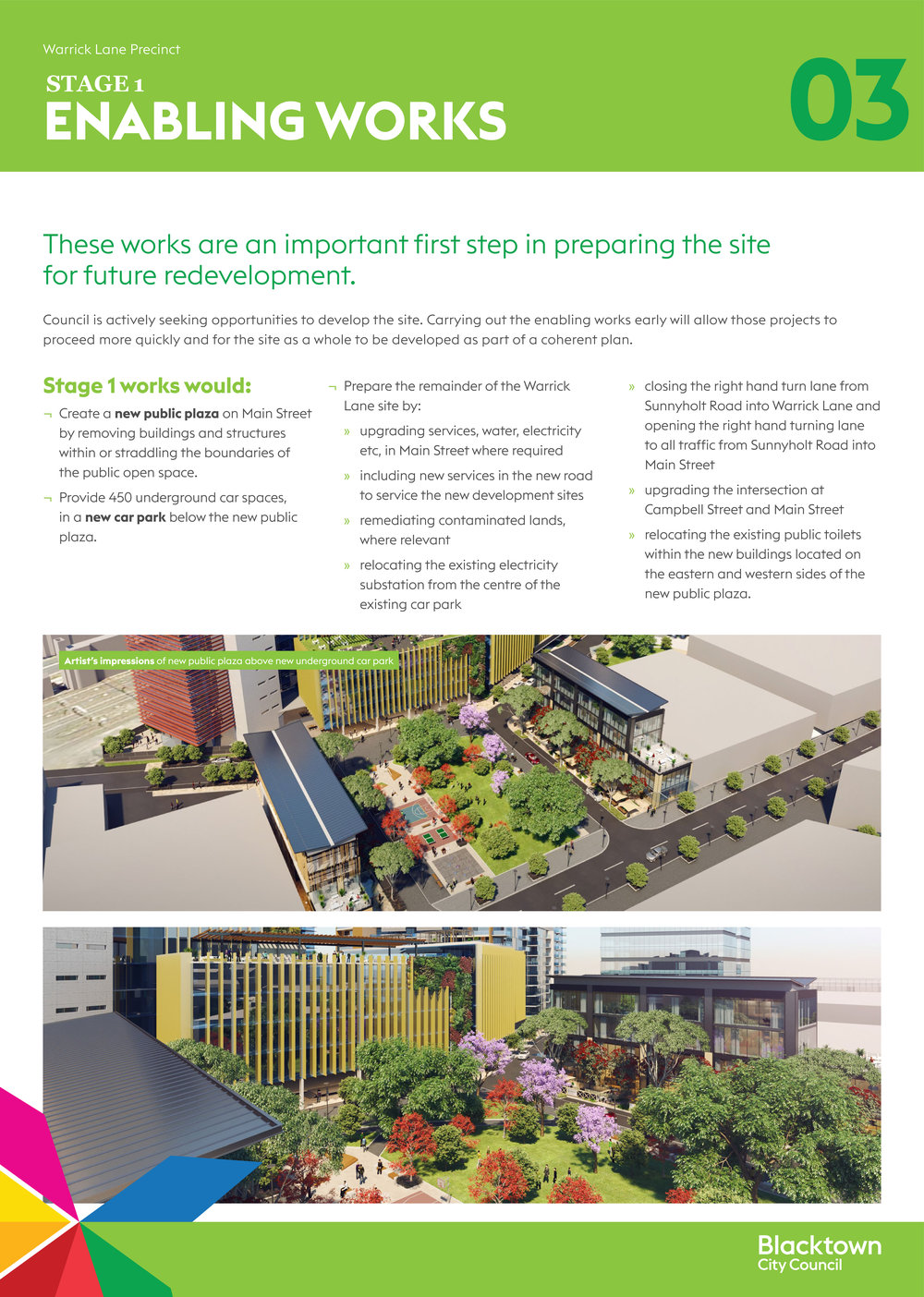 Warrick Lane Precinct Redevelopment 03 - Stage 1 Enabling Works