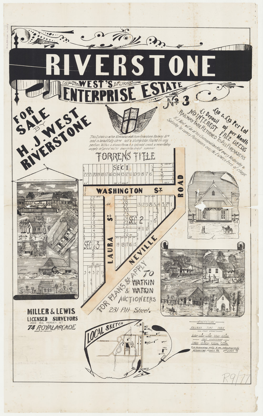 West's Enterprise Estate No 3, Riverstone 1885