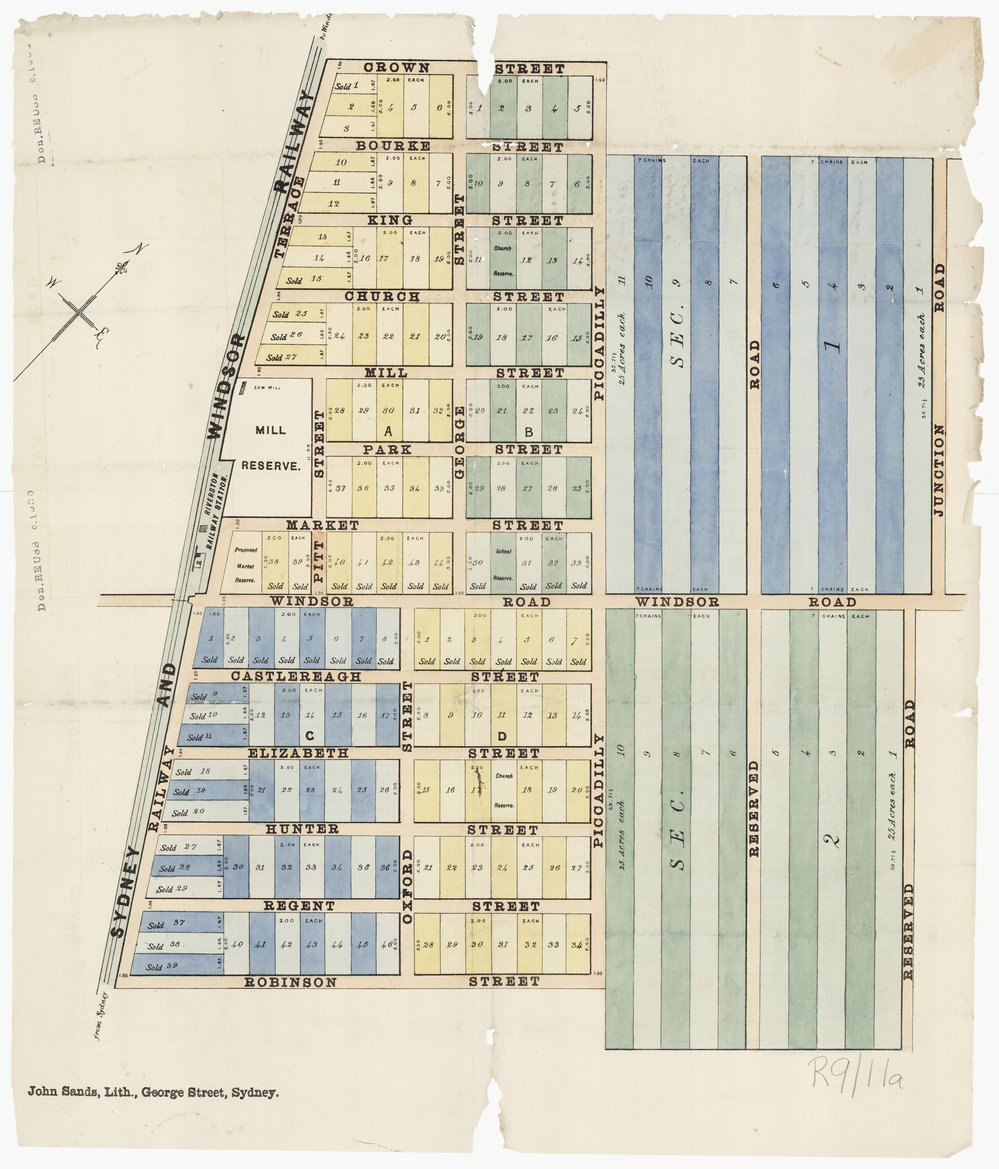 Plan of Riverstone, c1880?