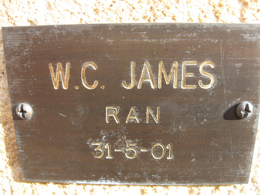 Plaque - James, William Charles (RAN)