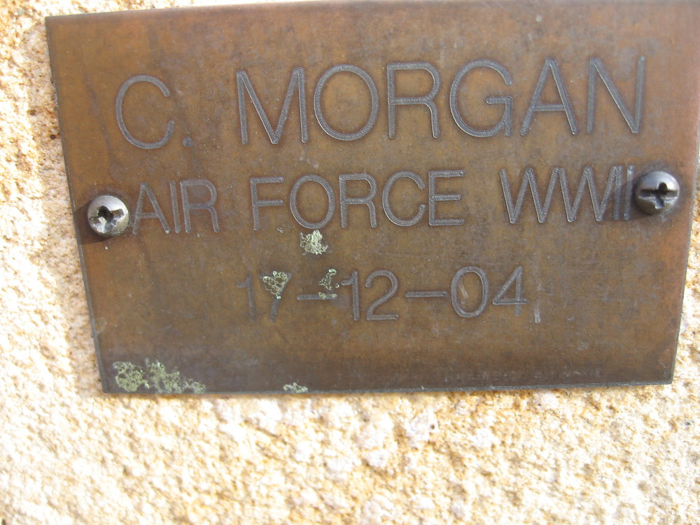 Plaque - Morgan, Clifford Arthur (Air Force WWII)