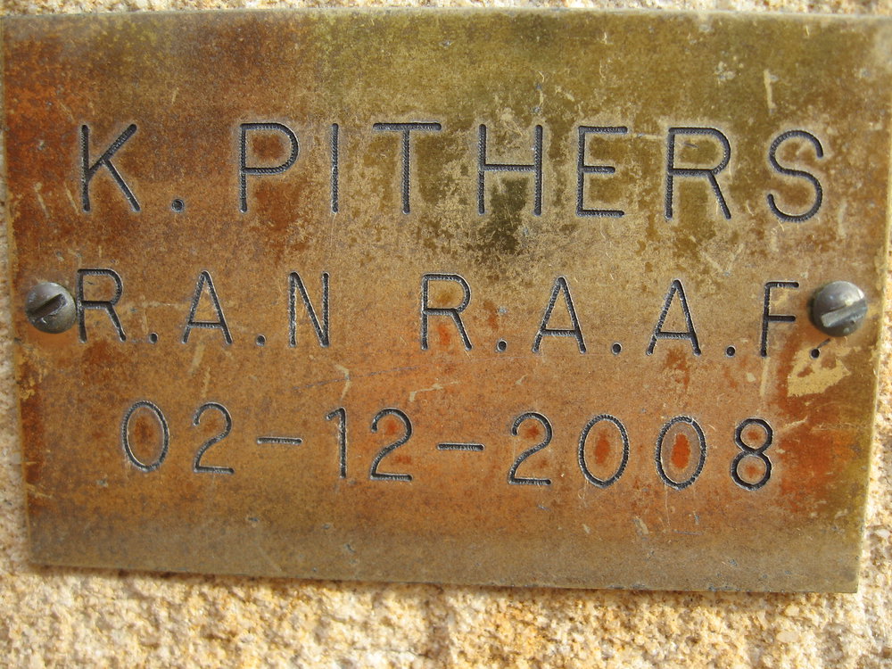 Plaque - Pithers, Kenneth Raymond (RAN, RAAF)
