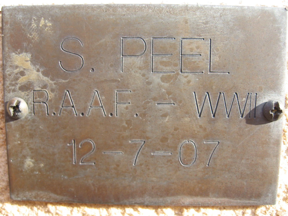 Plaque - Peel, Stanley George (RAAF, WWII)